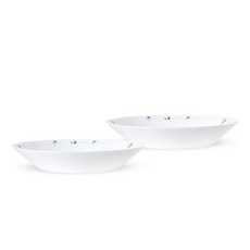 Bacile 歐式洋甘菊前菜盤, 白色, 2個