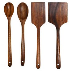 廚房Daom料理工具 4件 C型, 混色, 方腳蹼中型 + 方腳蹼大號 + 炒匙中號 + 炒匙大號, 1組