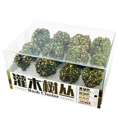 Khohimo 迷你DIY玻璃盆景立體模型造景樹 4W176 12入, 1個, 初秋