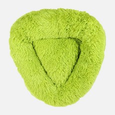 순잠 반려동물 삼각 터래기 방석, 그린, 1개