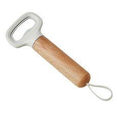 HANSSEM 簡約原木開瓶器, 1個, 米色木質