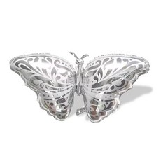 Butterfly 銀色蝴蝶氣球, 混合色, 3個