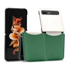 미래 가죽 카드 수납 힌지 보호 휴대폰 케이스