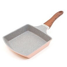 chefria IH電磁爐野餐大理石紋玉子燒鍋 粉紅色, 20cm, 1個