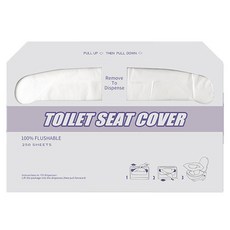 拋棄式馬桶坐墊套, 單一顏色, 250張