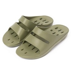 베이직 쿠브 젤리 미끄럼방지 욕실화, 카키, 1개