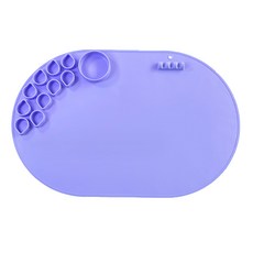 Allode 水滴矽膠繪畫墊 04 淺紫色 40 x 60 cm, 1個