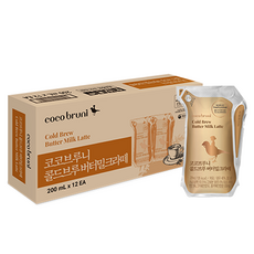 coco bruni 冷萃酪乳拿鐵, 200ml, 12個
