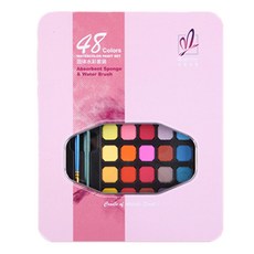 Allode 瑪格利特經典固體水彩組 TYPE05 粉紅色, 48色