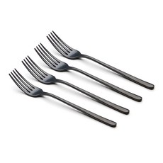 EASTMARK 餐具甜點叉, 4個, 復古黑