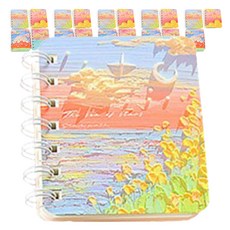 Maket Gamseong 迷你便攜式筆記本 星之海, 20個, 隨機出貨