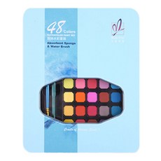 Allode 瑪格利特經典固體水彩套組 TYPE06 藍色, 48色