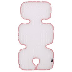 투토츠 3D 유모차 쿨시트, 해피독 핑크, 1개