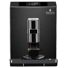 DELICO. 咖啡機, 亮面金屬黑, Delico-HS503