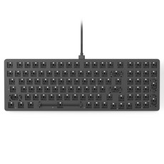 글로리어스 GLORIOUS GMMK2 Barebone 커스텀 유선 키보드 99키, 블랙, GMMK2-96