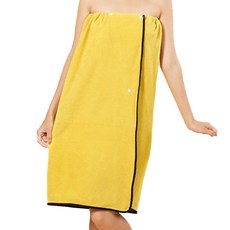 unhev 簡約浴袍 ONE SIZE, 1個, 04 黃色