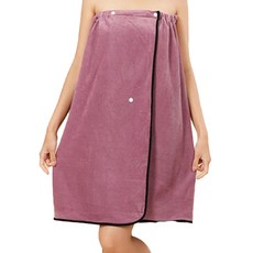 unhev 簡約浴袍 ONE SIZE, 1個, 01 紫色