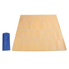 캠핑 피크닉 방수 돗자리 대형 매트, 옐로우체크