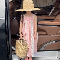 Arbe 女童透氣 Remy 無袖連身裙