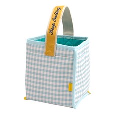 COLLYS GOLF 格紋方塊收納包, 藍色, 1個