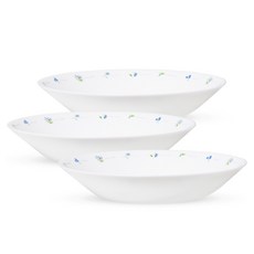 Bacile 歐洲洋甘菊沙拉碗, 白色, 3個