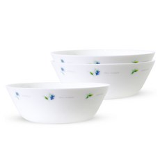 Bacile 歐風洋甘菊大碗, 白色, 3個