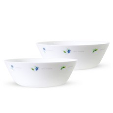 바칠레 유로피안 카모마일 대접, 화이트, 2개