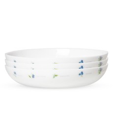 바칠레 유로피안 카모마일 찬기 대, 화이트, 3개