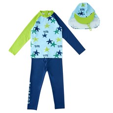 BLUEDOG 男童款海星全版防曬衣套裝