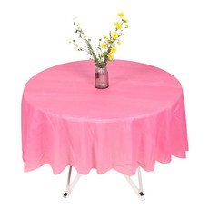 Market Pio 圓形素色派對拋棄式桌布 Type 4, 1個, 3入