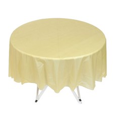 Market Pio 圓形素色派對一次性桌布 款式5, 1個, 3入
