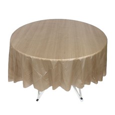 Market Pio 圓形素色派對一次性桌布 Type 9, 1個, 3入