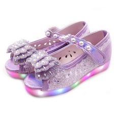 女童清新Trinity LED露趾涼鞋