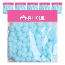 유니아트 1000 퐁퐁 12mm, 하늘, 6개