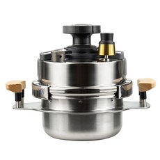 Bapdoduk Flying Cook IH壓力鍋 2人用, 銀, 1.6L, 1組