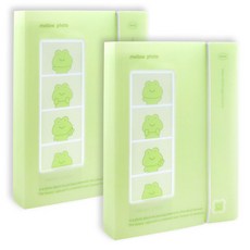 DASH&DOT Mellow照片四格相冊 2入, 1個, 40入, 瓜綠