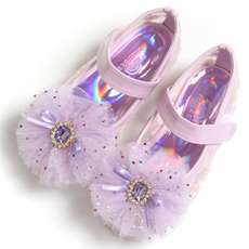FROMBEBE 프롬베베 여아용 티아 데이지 오픈토 LED 라이팅 공주 샌들