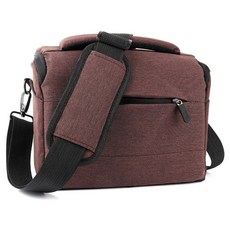 데이소이 베이직 스퀘어 카메라 가방 25 x 14 x 19 cm, 브라운, 1개