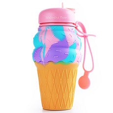 Hiji 矽膠隨行杯, 1個, 義式冰淇淋, 500ml