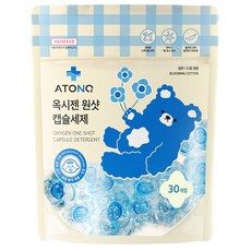 ATONO2 Oxygen One Shot 膠囊洗衣精, 1個, 30入