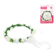 PARTYSHOW 婚前派對婚禮花冠, 1個, 白色