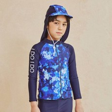 ICE SAND 男童拉鍊防磨衣水上緊身褲遮陽帽套組 BR-77208