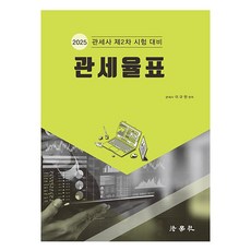 Beophaksa 2025年關稅稅則表 關務士第2次考試對策