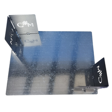 CarShopMall River Fox 外送箱 隔板 分隔板 套組, 黑銀色