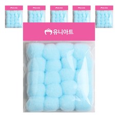 유니아트 1000 퐁퐁 30mm, 하늘, 6개
