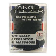 TANGLE TEEZER 頭皮去角質按摩梳, 黑色, 1支