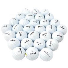 SRIXON 高爾夫球 二手球 A+ 42.67mm, 1個, 白色(隨機出貨), 30入