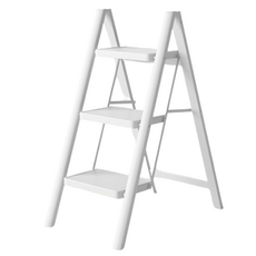KOKIRI LIVING 家用折疊梯 A11 3層 白色, 1個