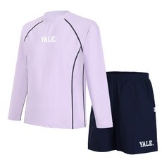 YALE KIDS 兒童簡約Logo防磨衣上下套裝 YJCCRUD23090