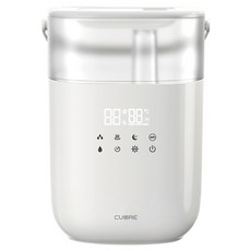CUORE Electronics 雙效加熱式UV蒸氣加濕器 白色, CHD-6H